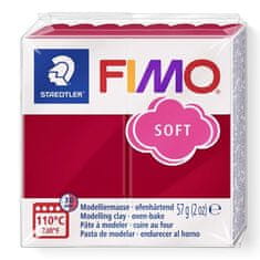 FIMO soft 57g - tmavě červená