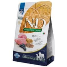 N&D Krmivo Adult Medium & Maxi Ancestral Grain Lamb, Spelt, Oats & Blueberry 2,5kg