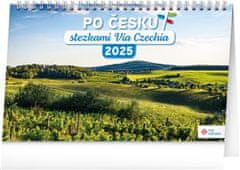 Notique Stolný kalendár Po Česku chodníkmi Via Czechia 2025