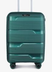 V&V TRAVEL Veľký kufor 75cm Metallo Green