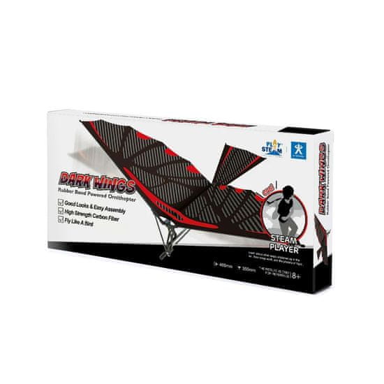 PlaySTEM PLAYSTOM Dark Wings Rubber Band Ornithopter