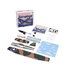 PlaySTEM PLAYSTEM Rubber Band Airplane Science - P-40 Warhawk