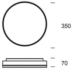 Light Impressions Deko-Light nástenné a stropné svietidlo Subra, 3000K, Triac 220-240V AC / 50-60Hz 29,00 W 3000 K 2900 lm biela 401007