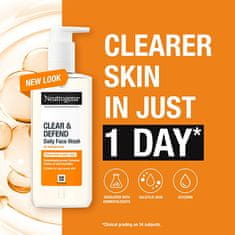 Neutrogena Čistiaci gél Clear & Defend (Daily Face Wash) 200 ml