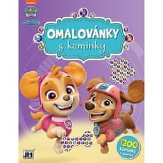 Omaľovánky s kamienkami Tlapková patrola/Paw patrol A4 21x28cm