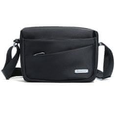 IZMAEL Pánska Crossbody Taška Boiseen Travis-Čierna KP36222