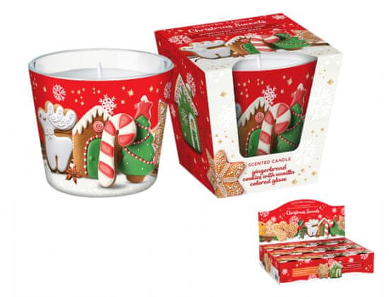 Sviečka v skle CHRISTMAS SWEETS GINGERBREAD COOKIES 115g