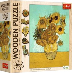 Dřevěné puzzle Art Vincent van Gogh Slunečnice 200 dílků - 200 dílků