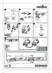 NORDLUX NORDLUX vstavané svietidlo Dorado 2700K 3-Kit Dim 3x5,5W LED nikel 49410155