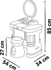 Smoby Toaletný stolík so stoličkou