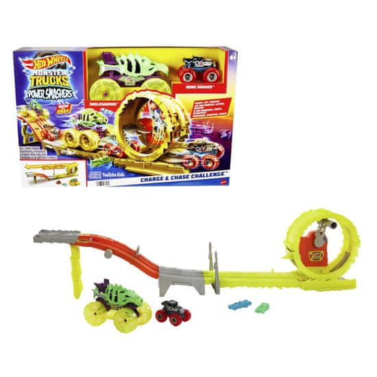 Mattel Hot Wheels MONSTER TRUCKS POWER SMASHERS DRÁHA MASÍVNE DEŠTRUKCIE