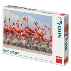 Puzzle Hejno plameňáků 500 dílků