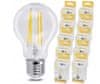 Anlux 10x LED žiarovka E27 - 8W - 1120lm - teplá biela