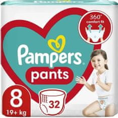 Pampers Active Baby Pants Nohavičkové plienky veľ. 8 (32 ks plienok) 19+ kg