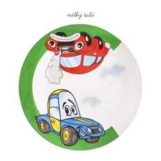 ORION Sada jedálenská porcelánová detská AUTO 3 ks 112351