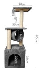 Purlov Malatec 9480 Škrabadlo 90 cm sivé 14070