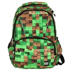 KIK KX3760_2 Školský batoh Stright Pixel Cubes 21 l