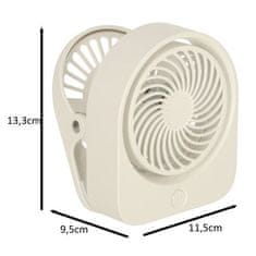 KIK KX3693 Mini stolný ventilátor s klipom USB