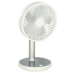 KIK KX3691 Stolný biely ventilátor 30 cm