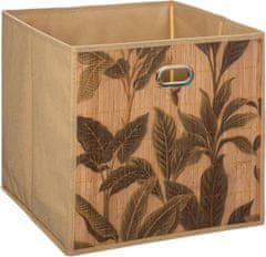 Dekorstyle Úložný box Flower Bamboo 31x31 cm