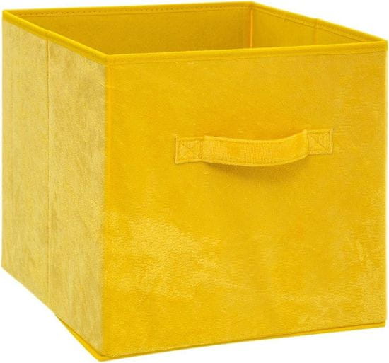 Dekorstyle Úložný box Yellowday 31x31 cm