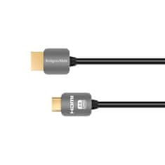 Krüger&Matz Kábel HDMI - mini HDMI zástrčka (AC) 1,8m Kruger &amp; Matz sivá KM0325