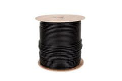 Cabletech Koaxiálny kábel F690 BV + BLACK GEL 305m čierny KAB0020