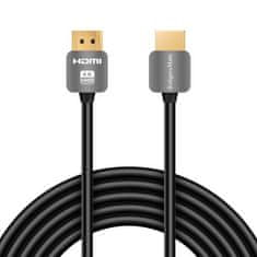 Krüger&Matz Kábel HDMI - zástrčka HDMI (AA) 3,0 m Kruger &amp; Matz 4K sivý KM0330