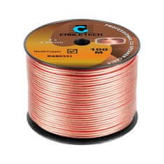 Cabletech Reproduktorový kábel 6,0 mm 100 m 1 rolka KAB0331