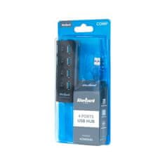 QUER USB 3.0 HUB 4 porty - pasívne KOM0940