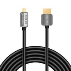 Krüger&Matz Kruger & Matz Kábel HDMI - micro HDMI plug-plug (AD) 1,8 m sivý KM0327