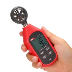 UNI-T Merač - anemometer s funkciou merania teploty UT363 červený MIE0287