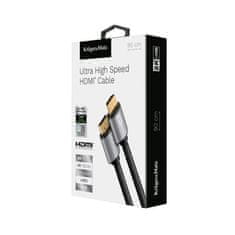 Krüger&Matz HDMI-HDMI 2.1 kábel 8K 0,9 m Kruger & Matz sivá KM1264