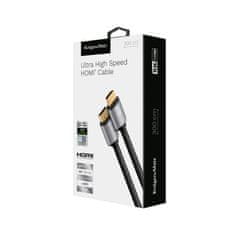 Krüger&Matz HDMI-HDMI 2.1 8K kábel 3 m, hliník KM1266