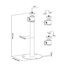 Cabletech UCH0258 Držiak projektora na stenu alebo strop