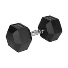 Rebel Pogumovaná liatinová činka HEX 25 kg REBEL ACTIVE