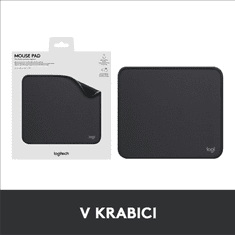 Logitech Podložka pod myš Mouse Pad Studio Series, 20 x 23 cm - černá