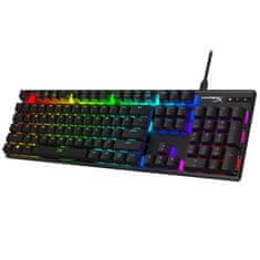 HyperX Počítačová klávesnica Alloy Origins Red Switch, US - černá