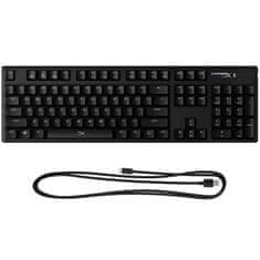 HyperX Počítačová klávesnica Alloy Origins Red Switch, US - černá