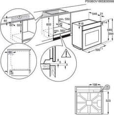 Electrolux Samostatná vestavná trouba 600 FLEX SurroundCook EOF3H40H
