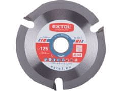 Extol Premium Kotouč řezný/frézovací 8803284 s SK plátky, O125x4,0x22,2mm, 3T