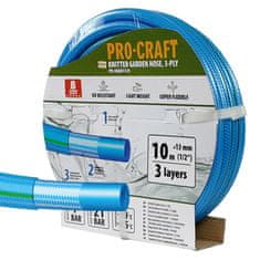 Procraft Modrá zahradní hadice PR-3KGH1310F