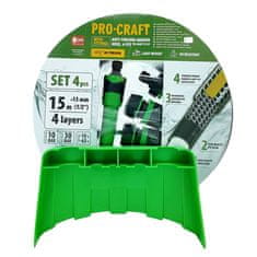 Procraft Černo-žlutá zahradní hadice PR-4KAT1315F