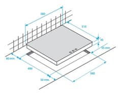 Beko Sklokeramická varná deska HIC 64401