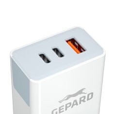 GEPARD PD 40W adaptér 2x USB-C + USB-A GSM1048 biela