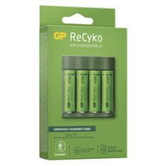 EMOS EMOS Nabíjačka batérií GP Everyday B421 plus 4× AA ReCyko 2700 plus USB B52427U