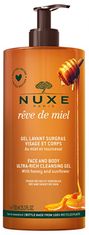 Nuxe Zvláčňujúci sprchový gél na telo aj tvár Rêve de Miel (Face and Body Ultra Rich Cleansing Gel) 750 m