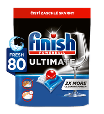 Finish Ultimate All in 1 - kapsule do umývačky riadu 80 ks