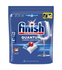 Finish Quantum All in 1 kapsule do umývačky riadu 72 ks