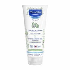 Mustela Detský sprchový gél na telo a vlasy (2 in 1 Cleansing Gél) 200 ml